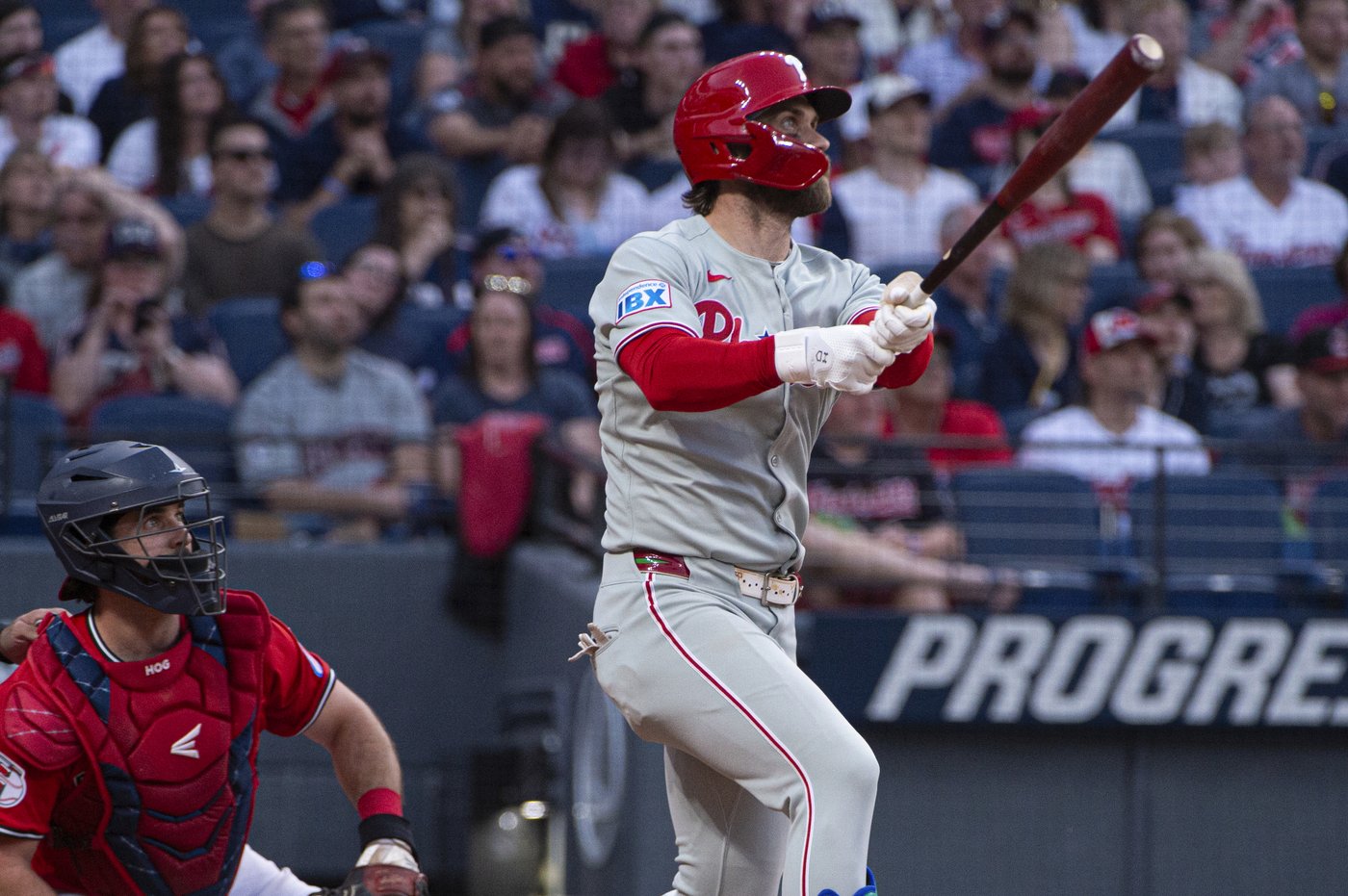 Harper homers and has 3 hits, Suárez bounces back in Phillies' 7-1 victory over Guardians | iNFOnews.ca
