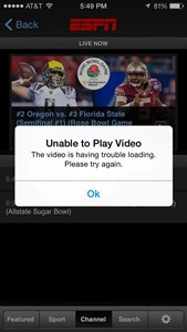 Server problems named the culprit that shut down part of ESPN's streaming Rose Bowl coverage | iNFOnews.ca Server problems named the culprit that shut down part of ESPN's streaming Rose Bowl coverage | iNFOnews.ca