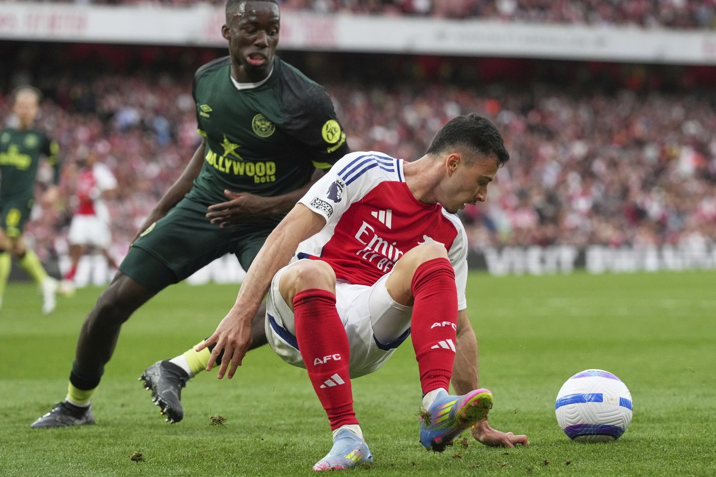 Martinelli on Norgaard tackle in Arsenal-Brentford: 'He could have broken my leg' | iNFOnews.ca