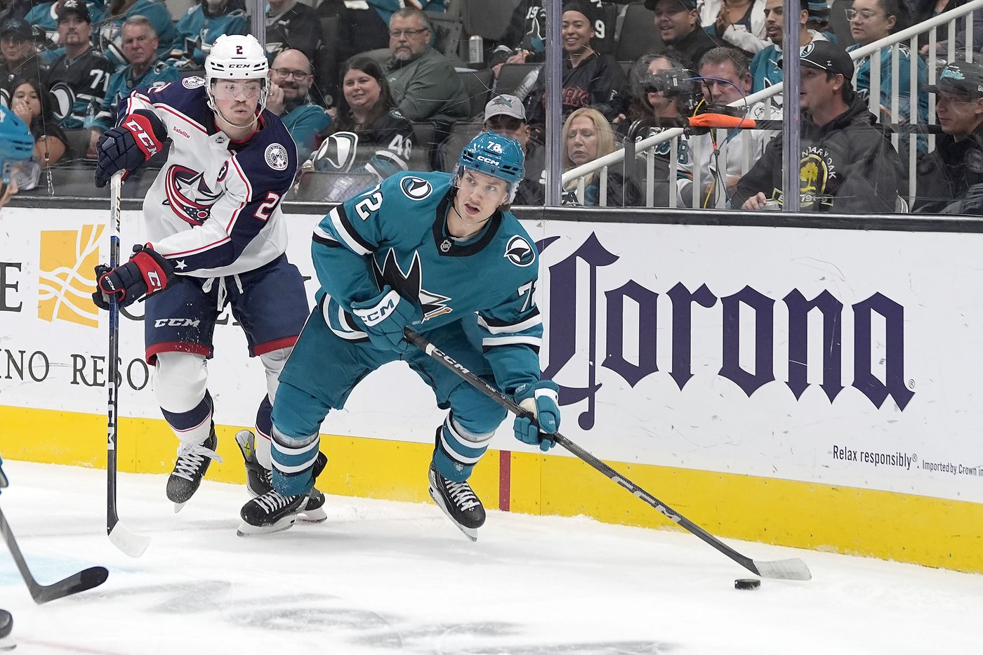 Celebrini returns from injury and Wennberg scores in OT to lift Sharks over Blue Jackets 2-1 | iNFOnews.ca Celebrini returns from injury and Wennberg scores in OT to lift Sharks over Blue Jackets 2-1 | iNFOnews.ca