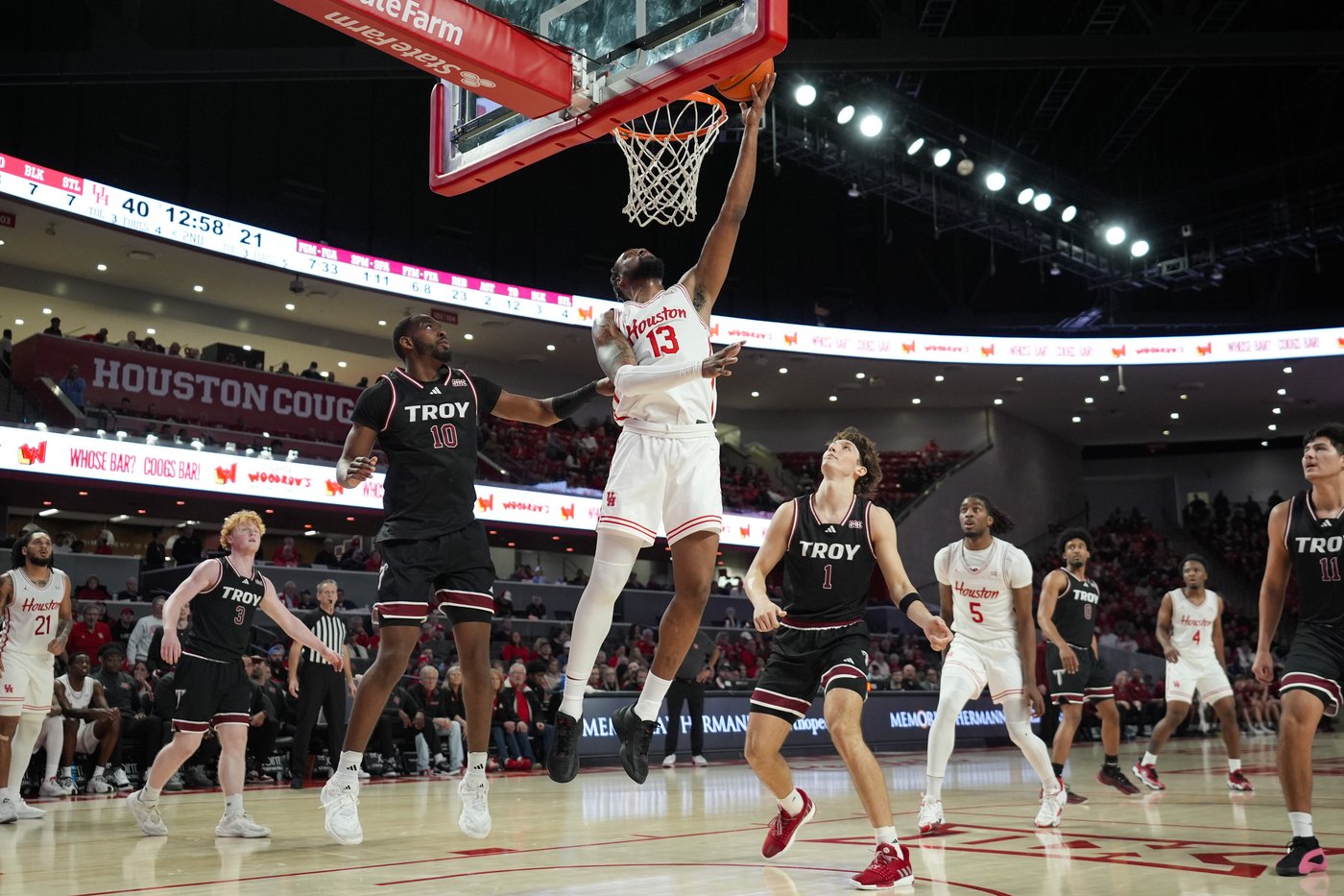 Cryer scores 22 points and No. 15 Houston defeats Troy 62-42 | iNFOnews.ca