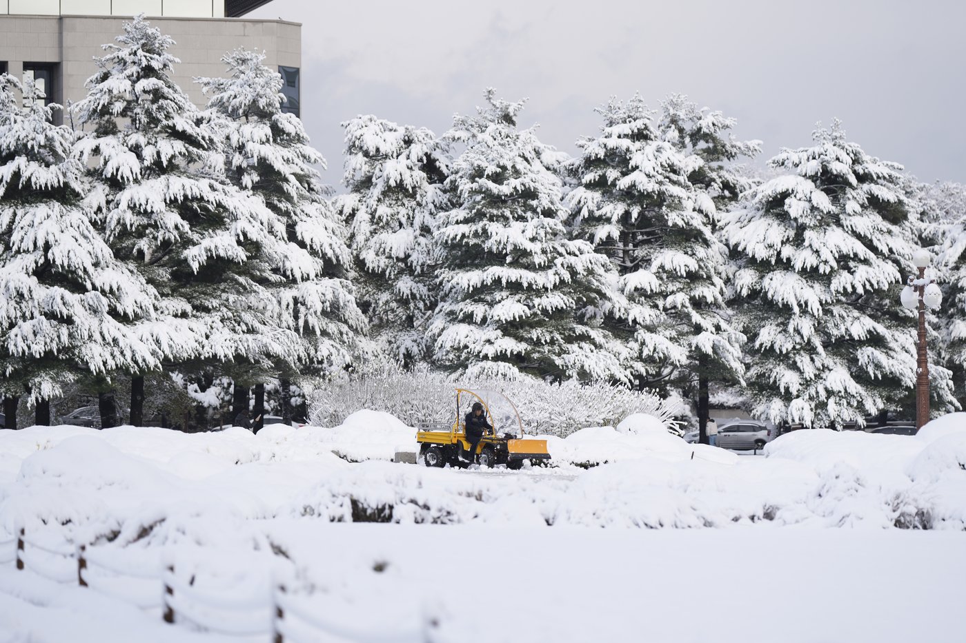 Biggest November snowstorm in half century hits Seoul and grounds flights | iNFOnews.ca