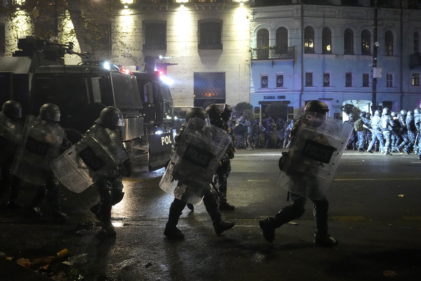 Germany, France and Poland condemn use of force against protesters in Georgia | iNFOnews.ca
