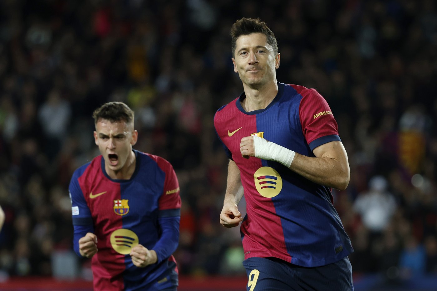 Lewandowski joins Ronaldo and Messi in Champions League 100-goal club. Haaland nets 2 but City draws | iNFOnews.ca