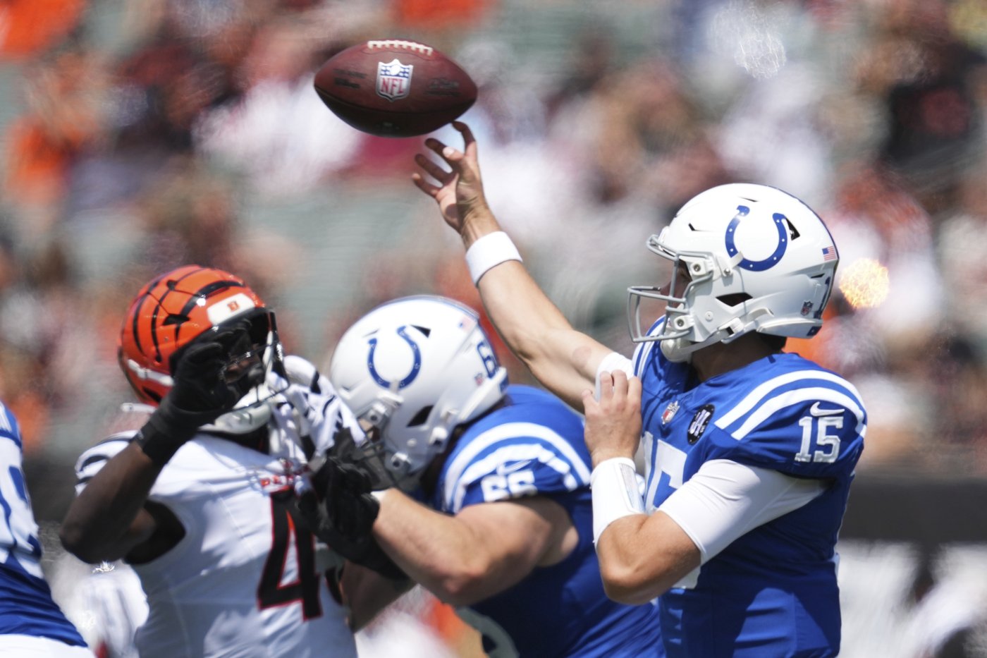 Third-string QB Riley Leonard shines as Colts beat Bengals 41-14 in preseason finale | iNFOnews.ca
