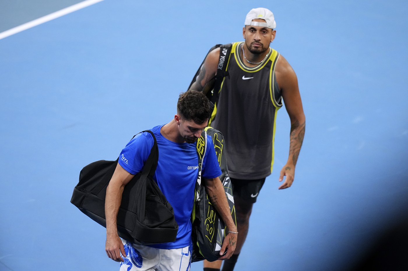 Nick Kyrgios and Thanasi Kokkinakis retire from their Australian Open doubles match | iNFOnews.ca Nick Kyrgios and Thanasi Kokkinakis retire from their Australian Open doubles match | iNFOnews.ca