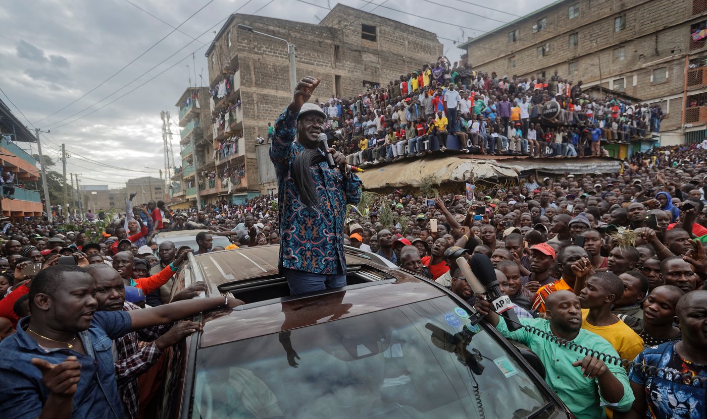 Photos of Raila Odinga, the former Kenyan PM who helped steer the country into multiparty democracy | iNFOnews.ca