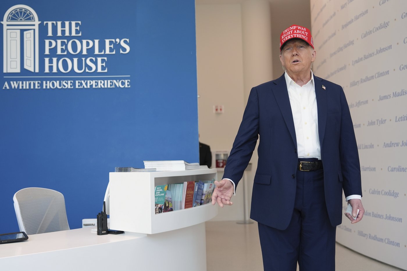 Trump visits a DC gift shop and the Kennedy Center during military crackdown | iNFOnews.ca