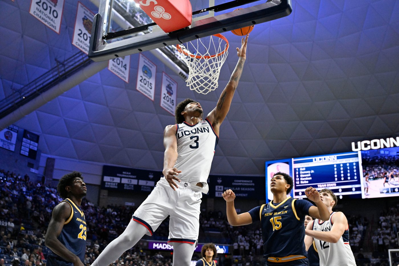 Karaban, Ball lead No. 4 UConn Huskies past Division I newcomer New Haven in season opener | iNFOnews.ca Karaban, Ball lead No. 4 UConn Huskies past Division I newcomer New Haven in season opener | iNFOnews.ca