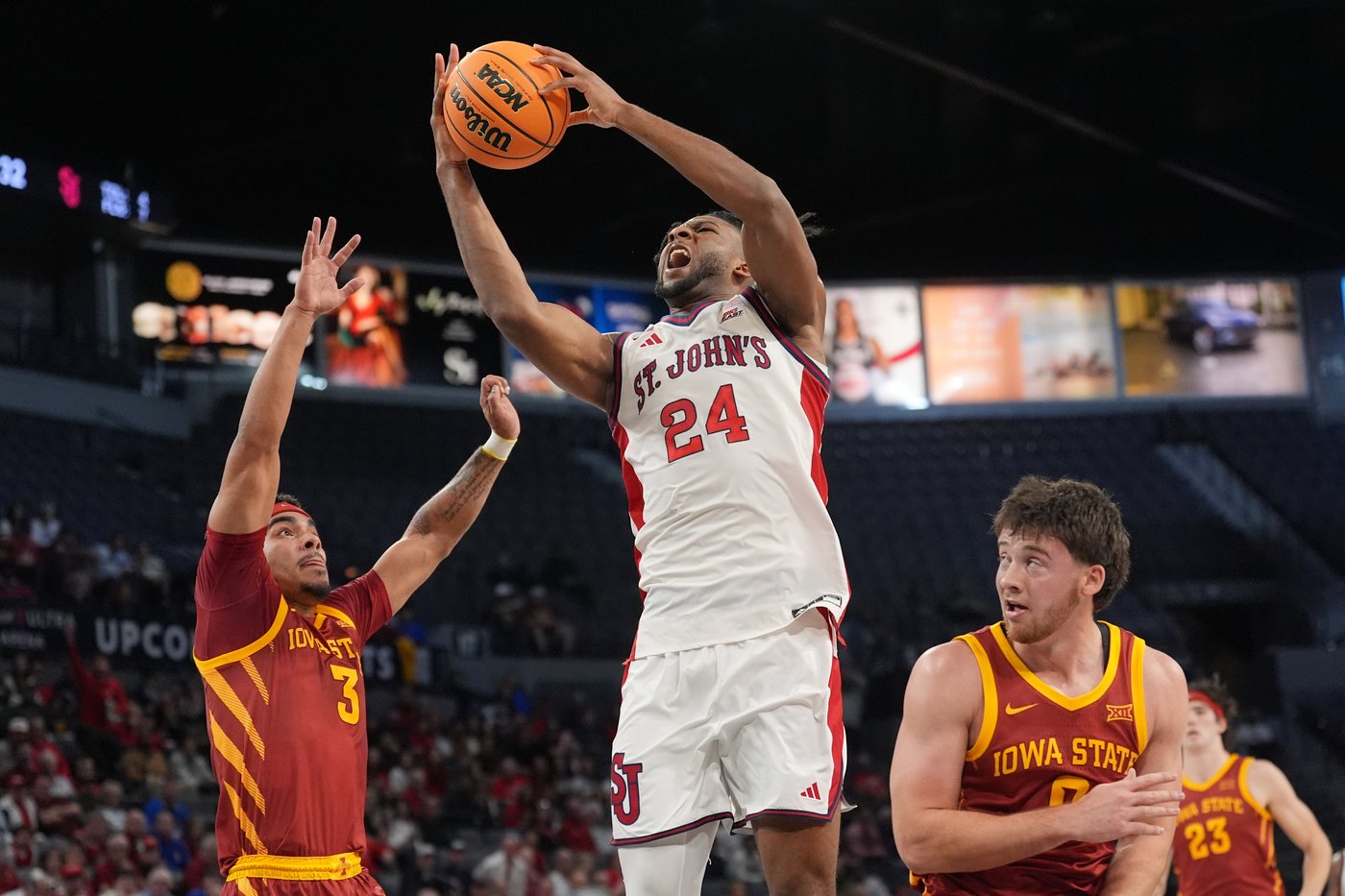 No. 15 Iowa State remains unbeaten with 83-82 victory over No. 14 St. John's in Players Era tourney | iNFOnews.ca No. 15 Iowa State remains unbeaten with 83-82 victory over No. 14 St. John's in Players Era tourney | iNFOnews.ca
