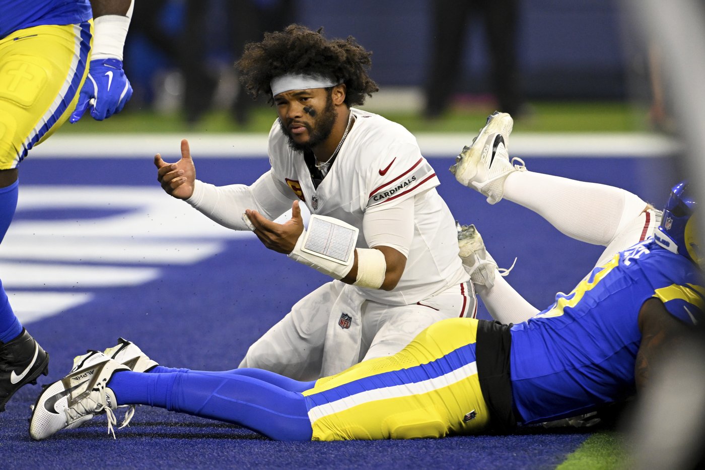 Like a football off McBride's helmet, the Cardinals aren't getting many lucky bounces these days | iNFOnews.ca Like a football off McBride's helmet, the Cardinals aren't getting many lucky bounces these days | iNFOnews.ca