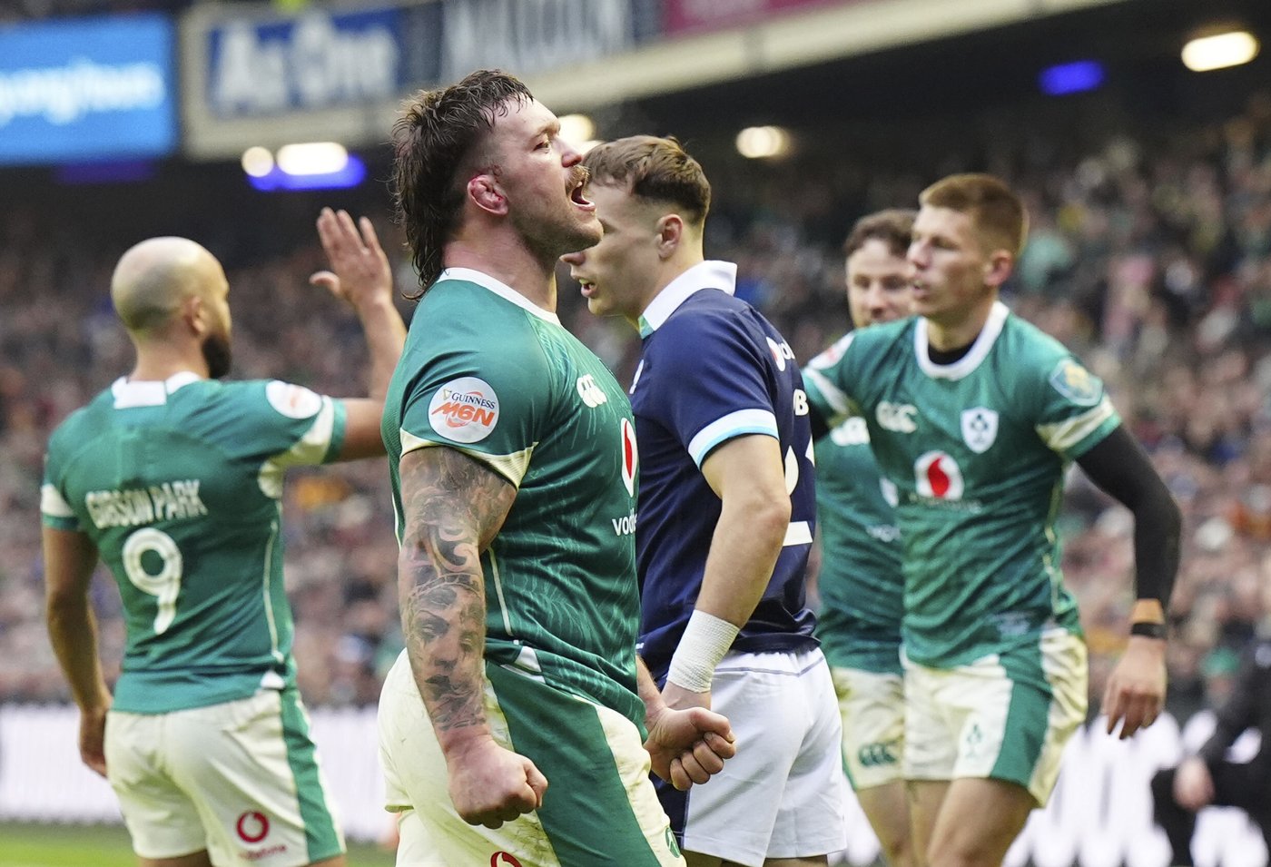 Ireland beats Scotland 32-18 in Six Nations to take huge step to unprecedented third straight title | iNFOnews.ca Ireland beats Scotland 32-18 in Six Nations to take huge step to unprecedented third straight title | iNFOnews.ca