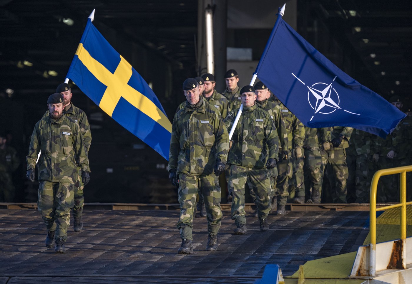 Hundreds of Swedish forces arrive in Latvia in largest deployment with NATO to date | iNFOnews.ca