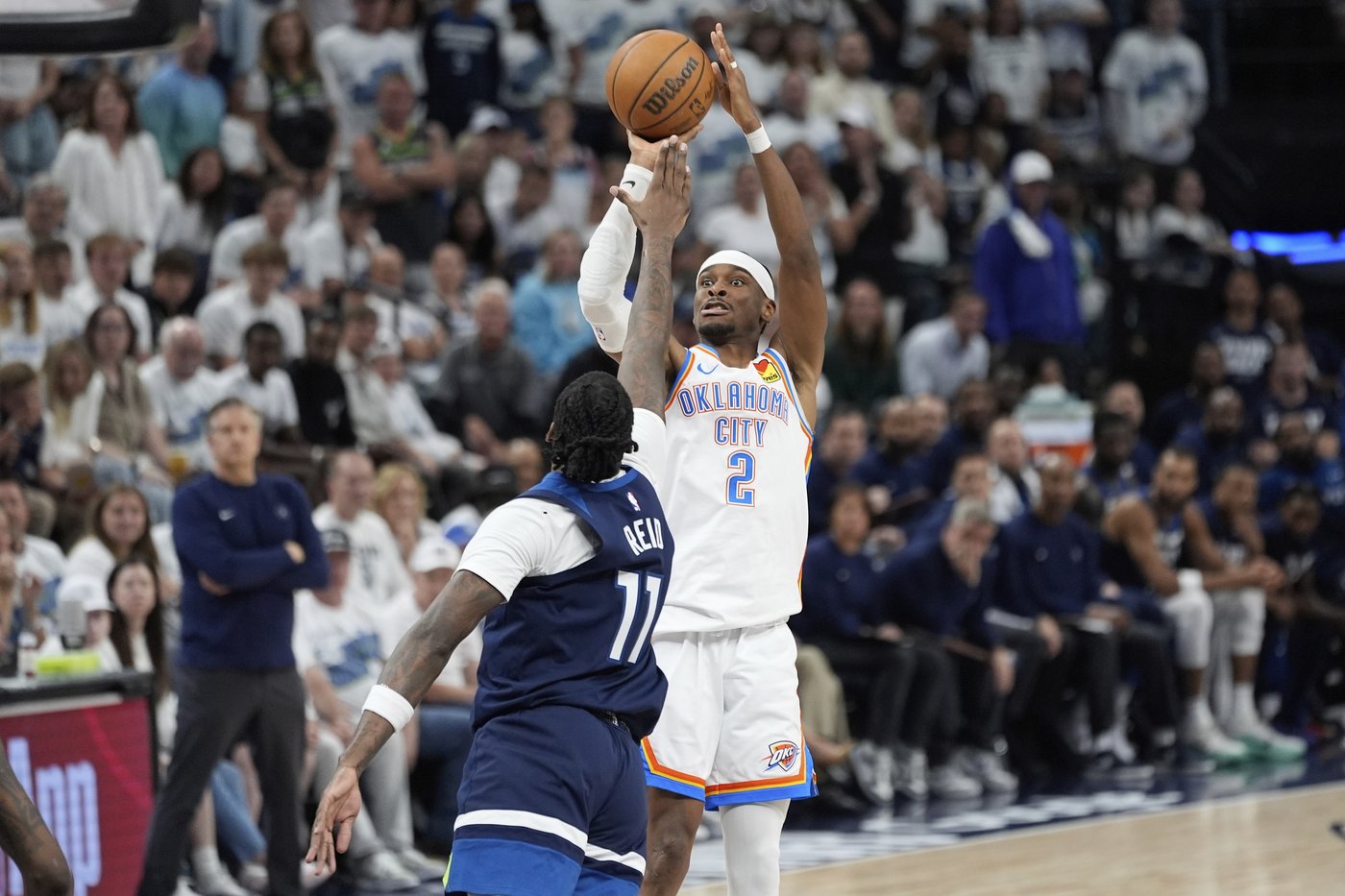 Gilgeous-Alexander scores 40 points as Thunder bounce back to beat T-Wolves 128-126 to lead series 3-1 | iNFOnews.ca Gilgeous-Alexander scores 40 points as Thunder bounce back to beat T-Wolves 128-126 to lead series 3-1 | iNFOnews.ca