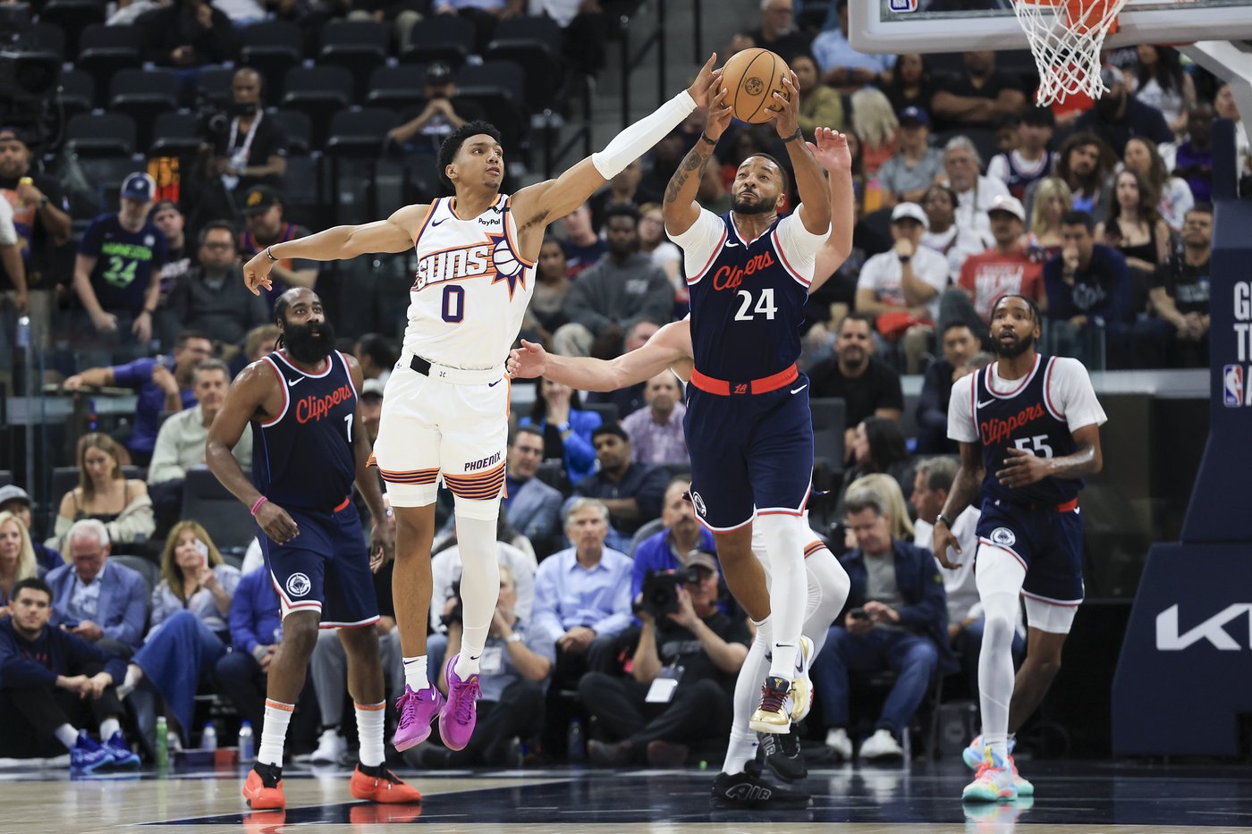 Durant, Beal lead Suns to 116-113 OT victory over Clippers, spoiling LA's Intuit Dome opener | iNFOnews.ca