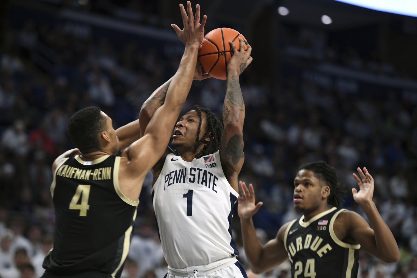 Baldwin, Dilione lead Penn State to 81-70 win over No. 8 Purdue | iNFOnews.ca