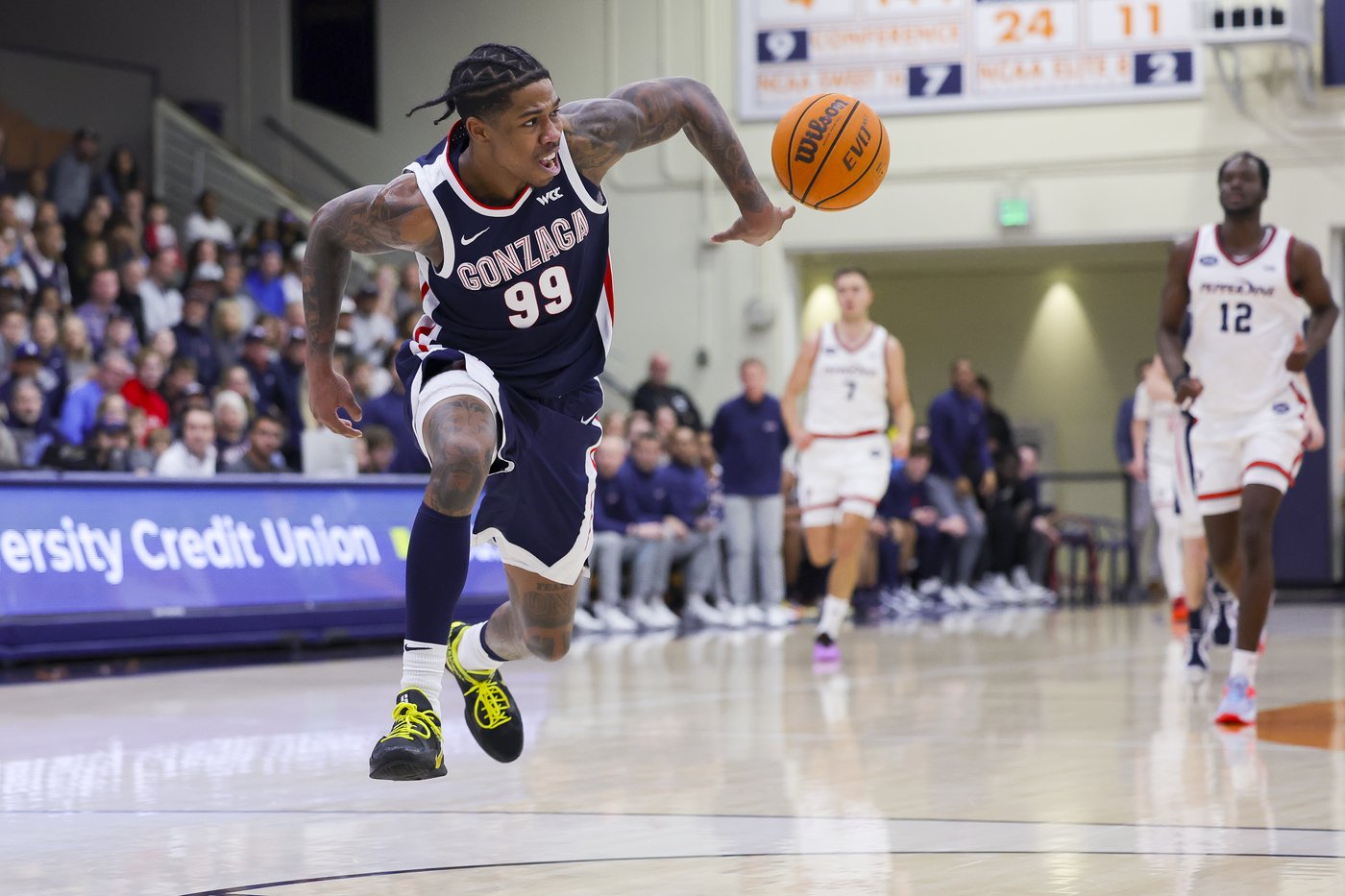 No. 19 Gonzaga holds on to beat Pepperdine 89-82 behind Battle's 21 points | iNFOnews.ca No. 19 Gonzaga holds on to beat Pepperdine 89-82 behind Battle's 21 points | iNFOnews.ca