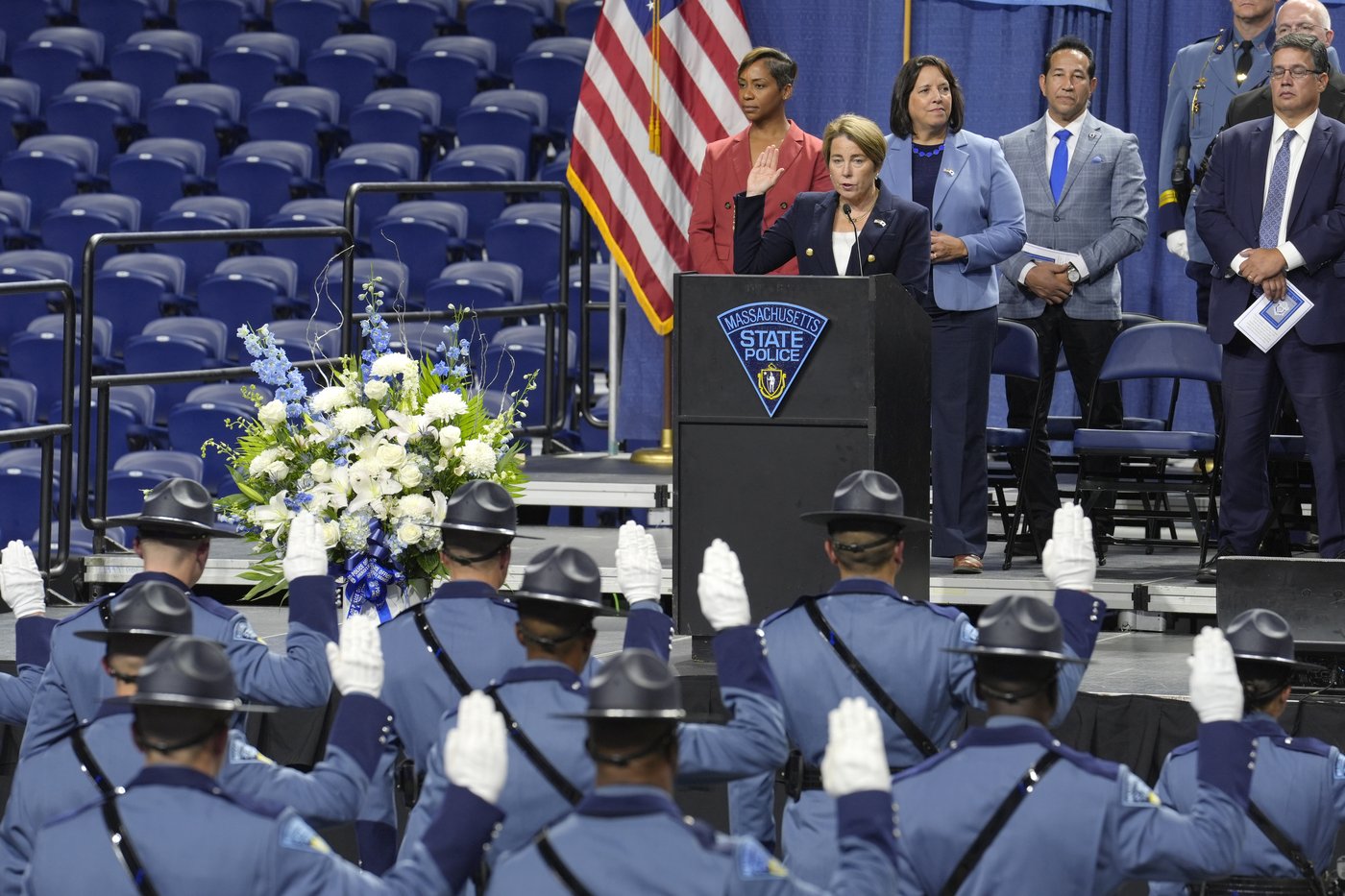 State police graduation takes on somber tone as officials remember recruit who died | iNFOnews.ca