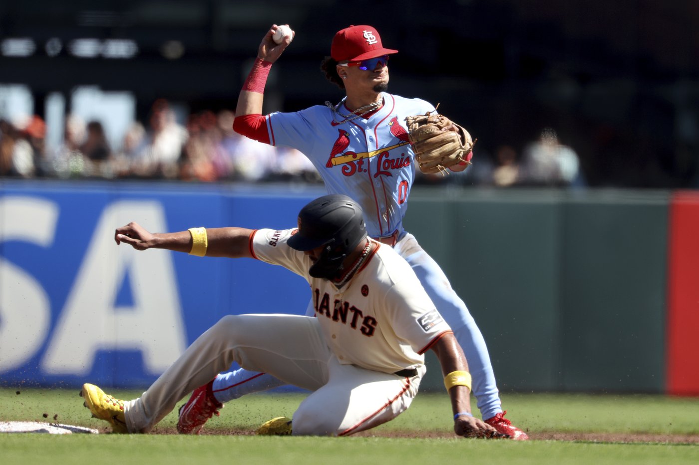 Fitzgerald scores from 1st on throwing error by Liberatore in 8th as Giants beat Cardinals 6-5 | iNFOnews.ca Fitzgerald scores from 1st on throwing error by Liberatore in 8th as Giants beat Cardinals 6-5 | iNFOnews.ca