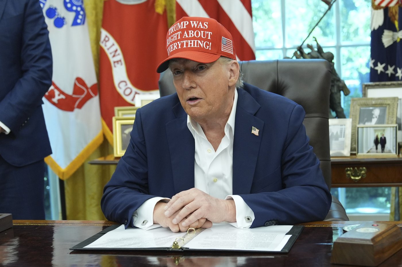 Trump says he'll be at Ryder Cup and he thinks captain Keegan Bradley should play | iNFOnews.ca
