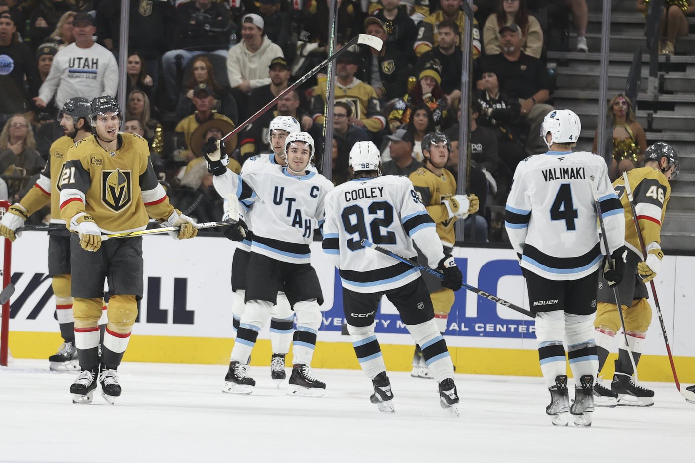 Howden's OT goal beats Utah 4-3 and keep Golden Knights perfect at home | iNFOnews.ca