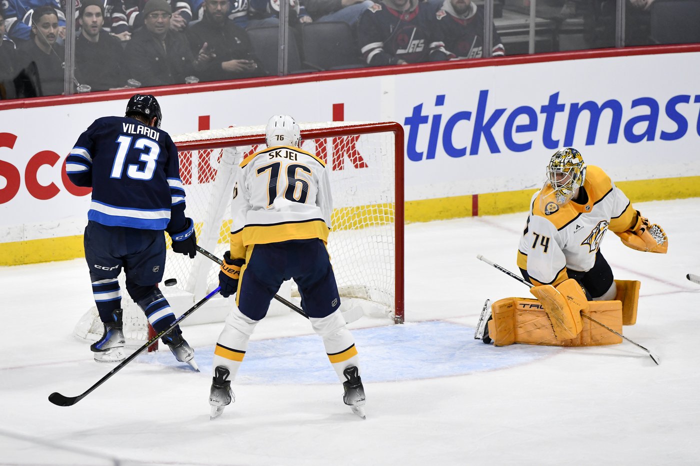 Vilardi, Hellebuyck lift Jets to 3-0 win over Predators | iNFOnews.ca Vilardi, Hellebuyck lift Jets to 3-0 win over Predators | iNFOnews.ca