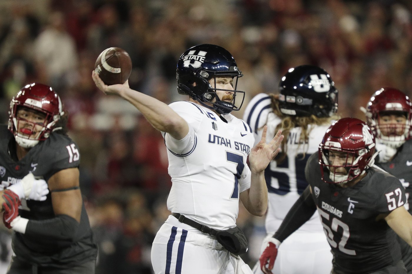 Mateer and Parker lead No. 20 Washington State to 49-28 win over Utah State | iNFOnews.ca Mateer and Parker lead No. 20 Washington State to 49-28 win over Utah State | iNFOnews.ca