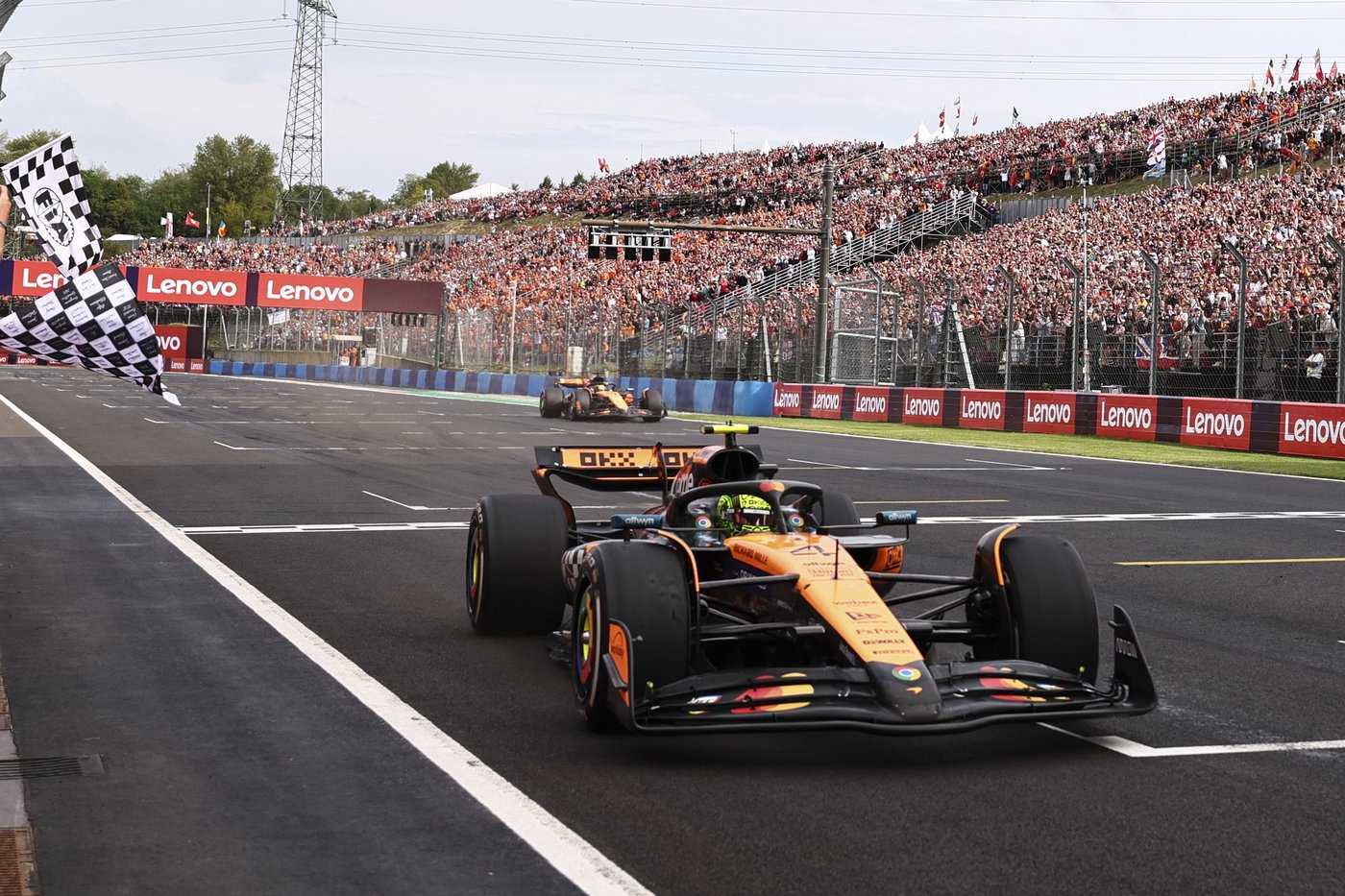 Lando Norris holds off McLaren teammate Oscar Piastri to win F1's Hungarian Grand Prix | iNFOnews.ca Lando Norris holds off McLaren teammate Oscar Piastri to win F1's Hungarian Grand Prix | iNFOnews.ca