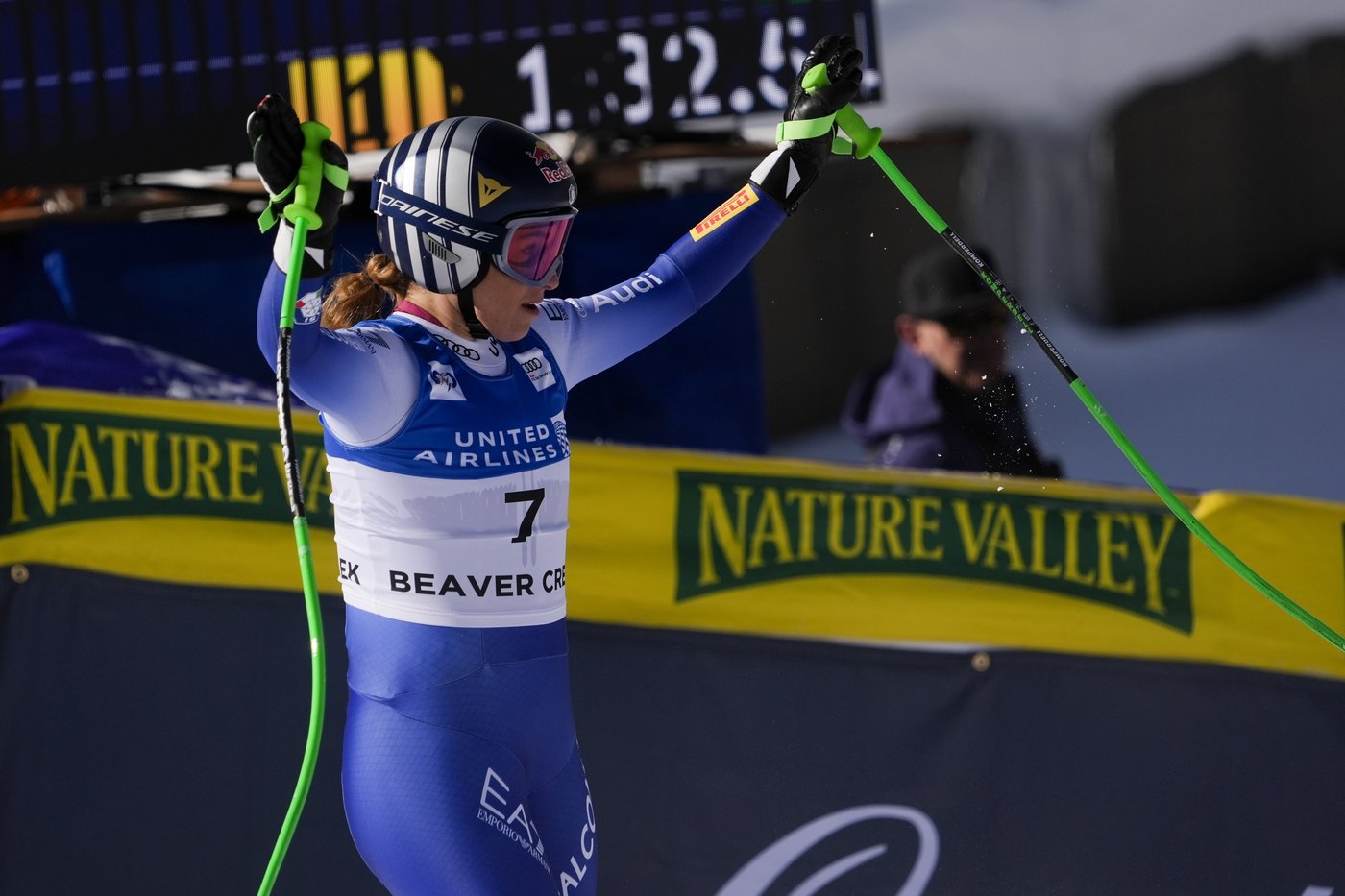 Cornelia Huetter of Austria wins first-ever women's World Cup downhill held on Birds of Prey course | iNFOnews.ca Cornelia Huetter of Austria wins first-ever women's World Cup downhill held on Birds of Prey course | iNFOnews.ca