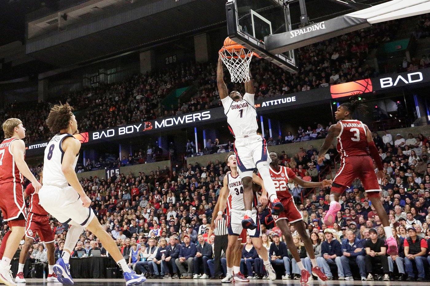 Graham Ike has 19 points and 11 rebounds, No. 21 Gonzaga beats Oklahoma 83-68 | iNFOnews.ca