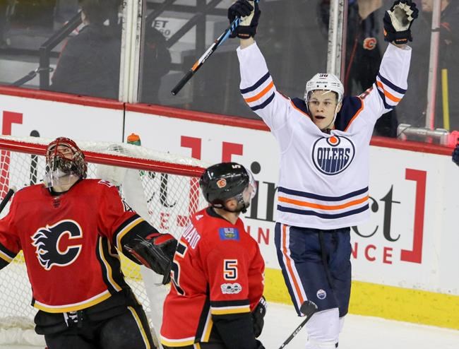 Jesse Puljujarvi scores twice as Oilers hold off late Flames rally for win | iNFOnews.ca