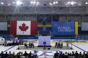 Harper helps open Ryerson athletics centre in former Maple Leaf Gardens | iNFOnews.ca CP19777629
