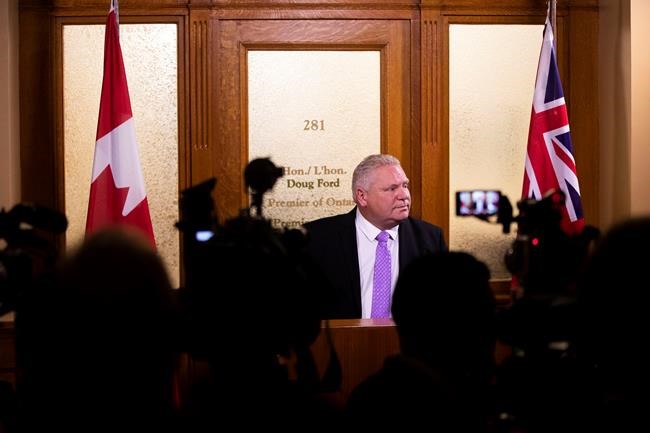 'I have a pretty thick skin,' says Doug Ford ahead of meeting with Trudeau | iNFOnews.ca CP29668340