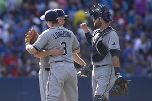 Bautista ejected, Longoria lifts Tampa Bay over Toronto 2-1 in 10th inning | iNFOnews.ca CP29611855