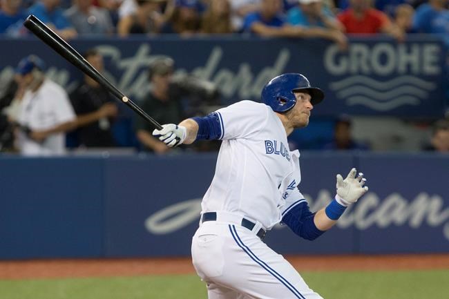 Russell Martin stays hot, Dickey goes into seventh as Blue Jays beat Angels | iNFOnews.ca Russell Martin stays hot, Dickey goes into seventh as Blue Jays beat Angels | iNFOnews.ca