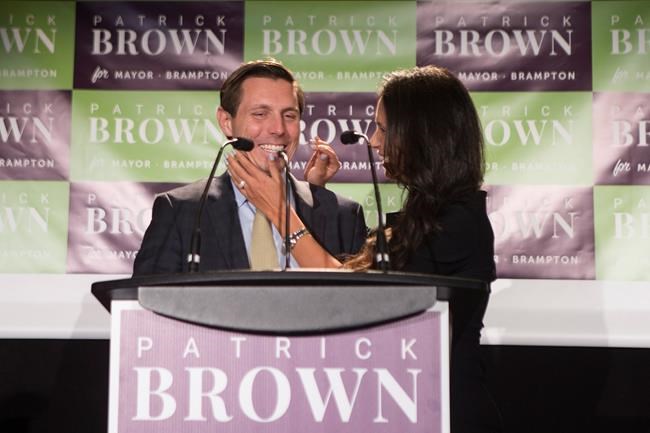 Patrick Brown makes political comeback as next mayor of Brampton, Ont. | iNFOnews.ca CP636469444