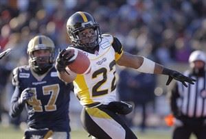 Running back Avon Cobourne back in Hamilton after getting call last week | iNFOnews.ca CP18766178