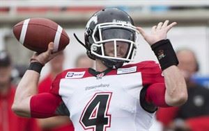 Stampeders going with Drew Tate at QB against Saskatchewan Roughriders | iNFOnews.ca CP30120132