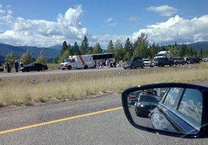 Dozens of passengers injured after tour bus rolls over on B.C. highway | iNFOnews.ca CP29672935