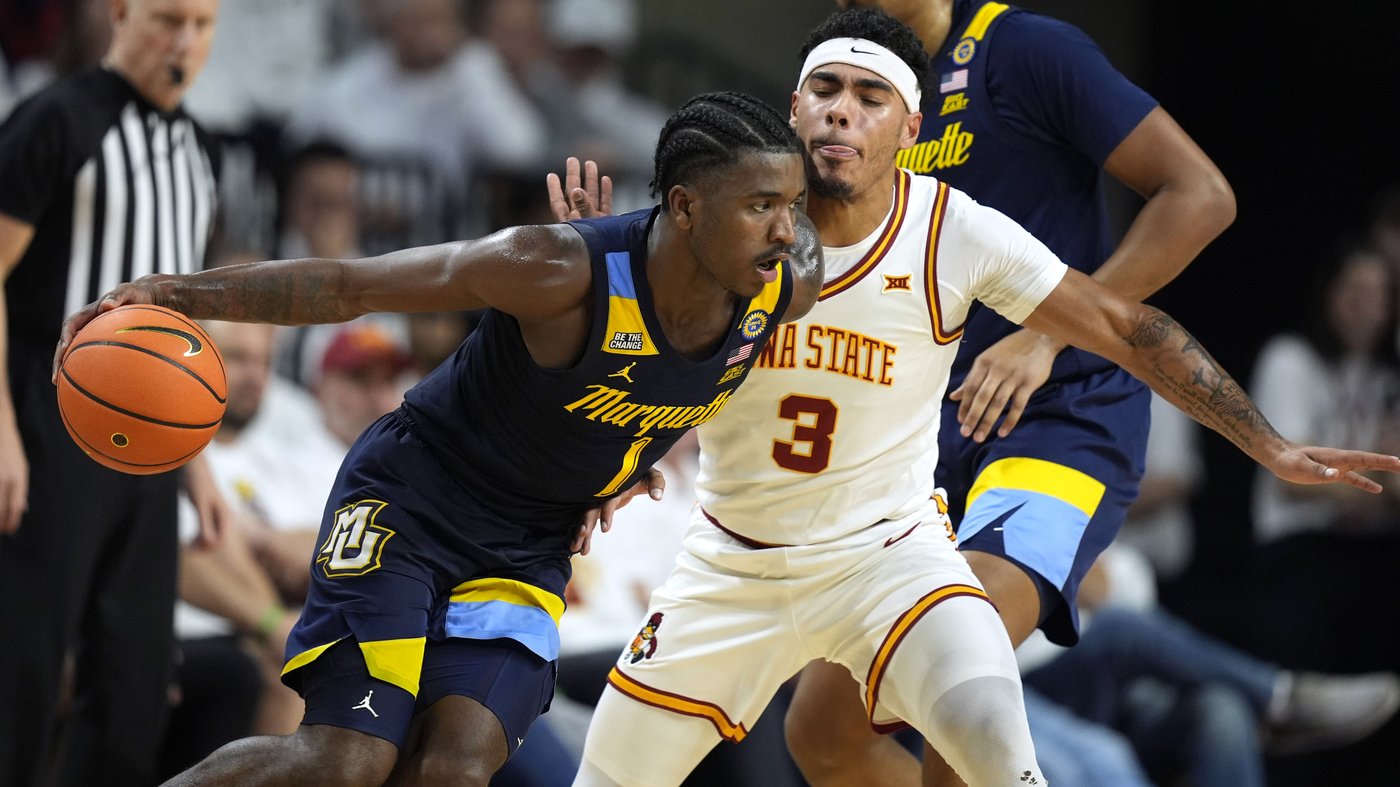 Keshon Gilbert scores 24 points to lead No. 6 Iowa State past No. 5 Marquette 81-70 | iNFOnews.ca Keshon Gilbert scores 24 points to lead No. 6 Iowa State past No. 5 Marquette 81-70 | iNFOnews.ca