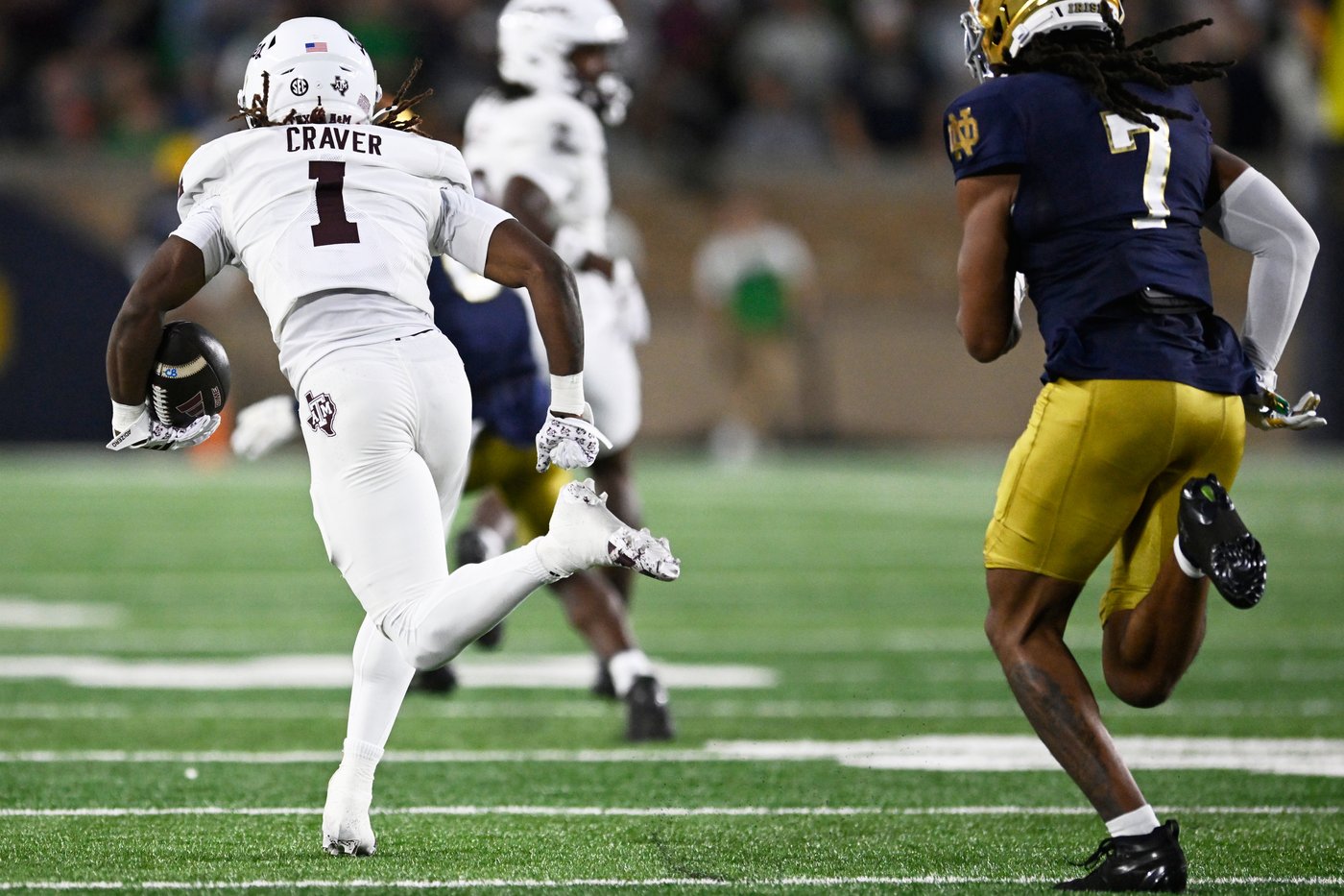 AP Player of the Week: Texas A&M's Mario Craver honored for his career night against Notre Dame | iNFOnews.ca AP Player of the Week: Texas A&M's Mario Craver honored for his career night against Notre Dame | iNFOnews.ca