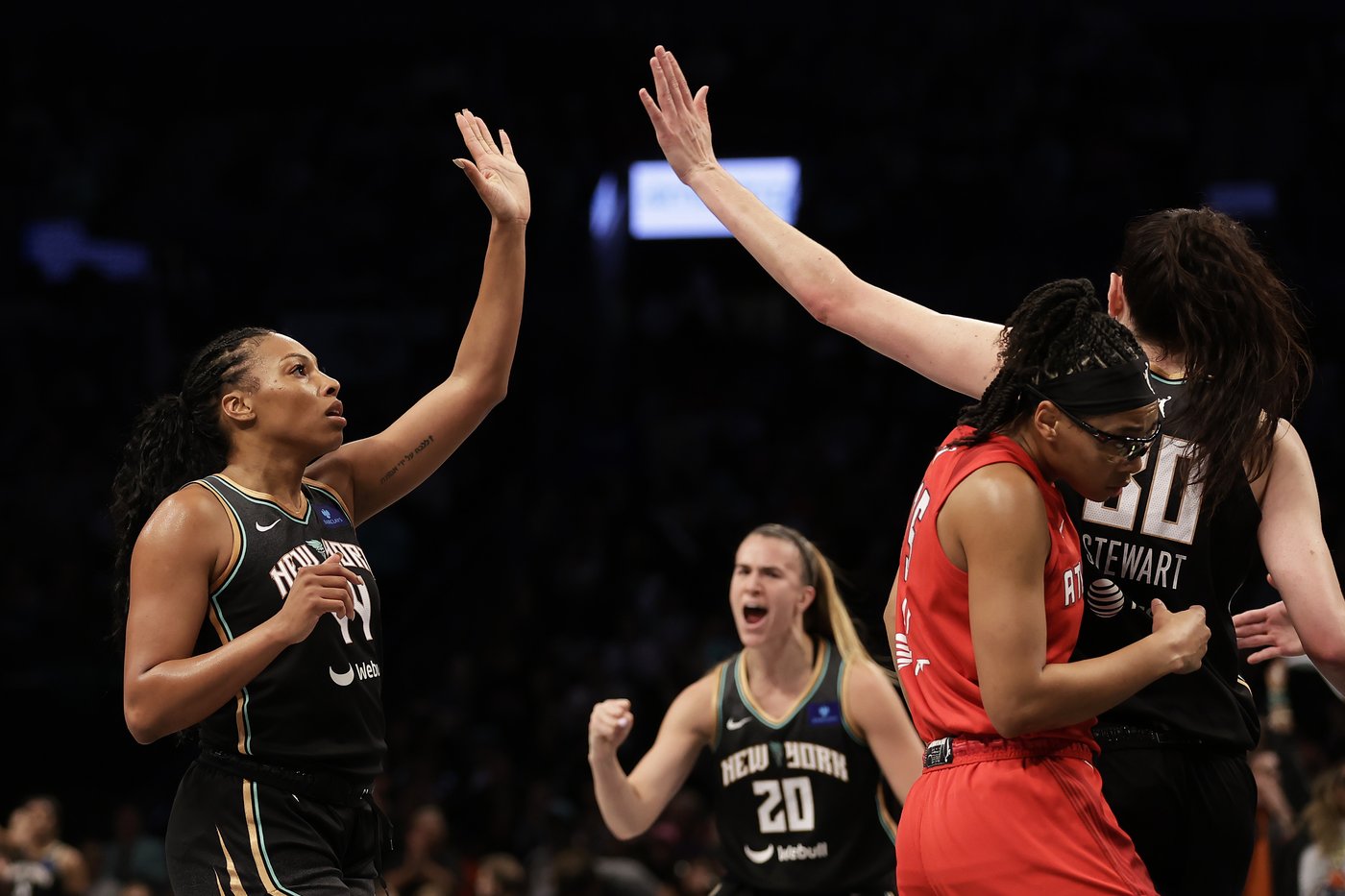 Ionescu scores 36 points and Liberty advance to WNBA semifinals with 91-82 win over Dream | iNFOnews.ca Ionescu scores 36 points and Liberty advance to WNBA semifinals with 91-82 win over Dream | iNFOnews.ca