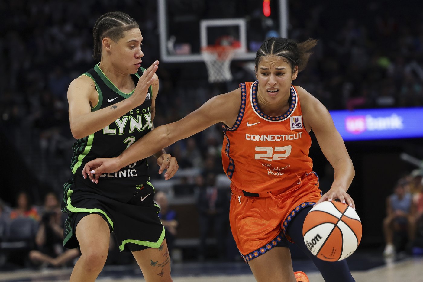 Marina Mabrey's six 3s lift Sun to 73-70 win over Lynx in Game 1 of WNBA playoffs semifinal | iNFOnews.ca Marina Mabrey's six 3s lift Sun to 73-70 win over Lynx in Game 1 of WNBA playoffs semifinal | iNFOnews.ca
