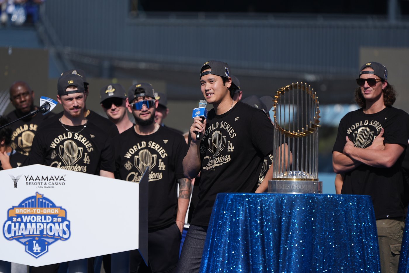 Shohei Ohtani and the Los Angeles Dodgers are already talking about a World Series three-peat | iNFOnews.ca