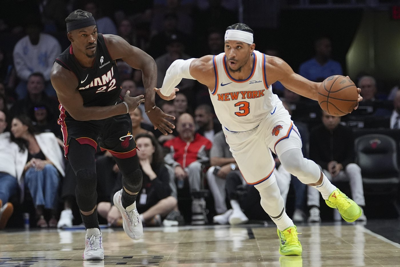 Karl-Anthony Towns scores 44 points, Knicks rally in 2nd half to beat Heat 116-107 | iNFOnews.ca Karl-Anthony Towns scores 44 points, Knicks rally in 2nd half to beat Heat 116-107 | iNFOnews.ca