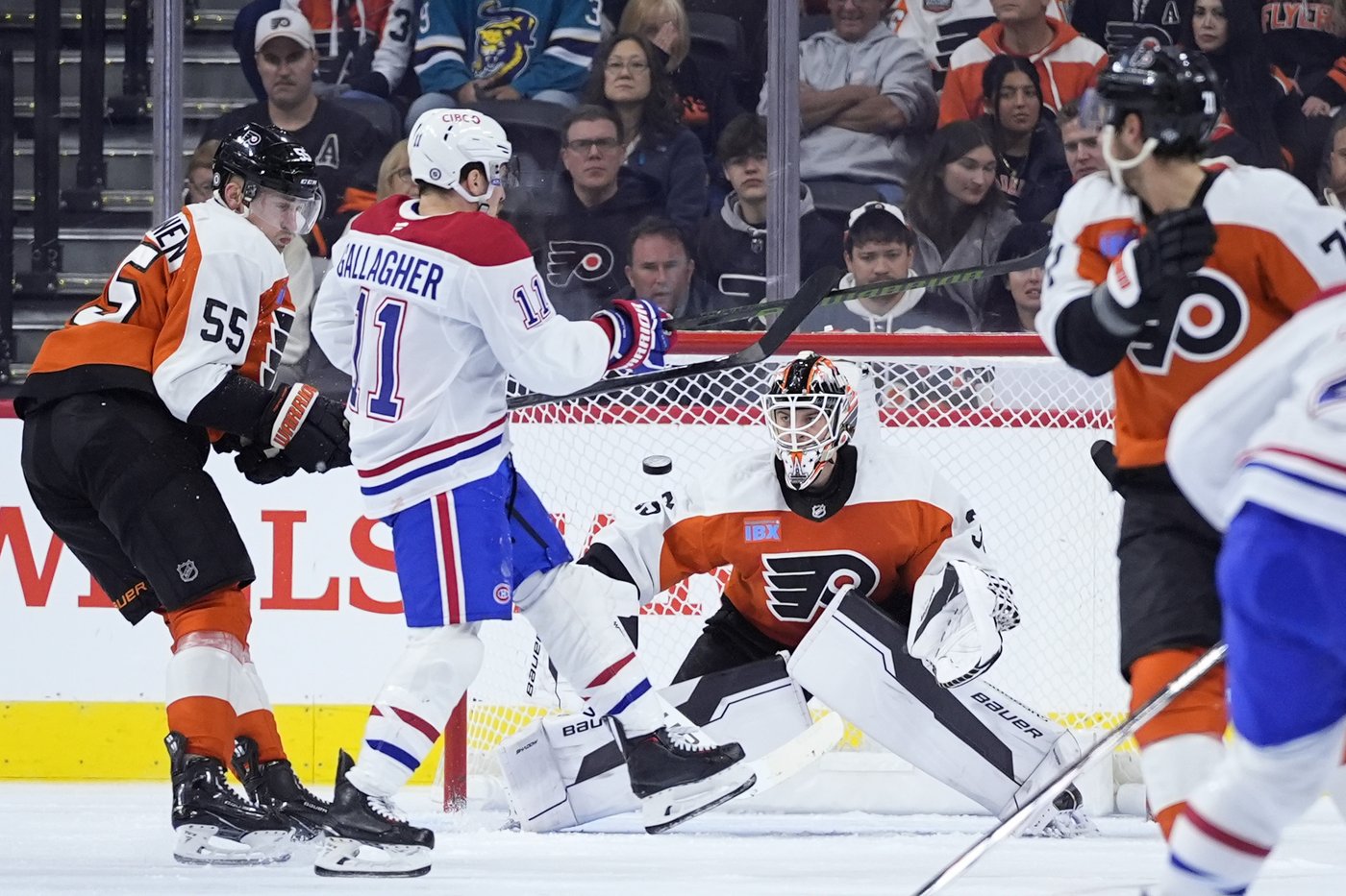 Aleksei Kolosov makes his Flyers debut, becoming first Belarusian goalie in NHL history | iNFOnews.ca