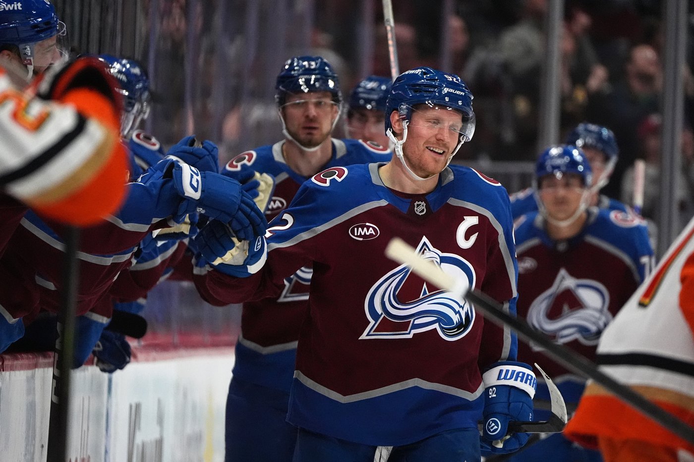 Gabriel Landeskog scores 1st regular-season goal in 1,347 days, couldn't wait to share news with son | iNFOnews.ca Gabriel Landeskog scores 1st regular-season goal in 1,347 days, couldn't wait to share news with son | iNFOnews.ca
