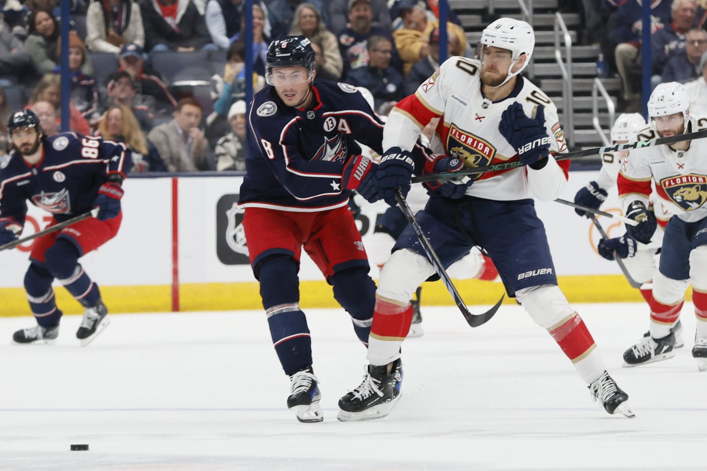 Panthers beat Blue Jackets 4-3 on opening night dedicated to Johnny Gaudreau | iNFOnews.ca