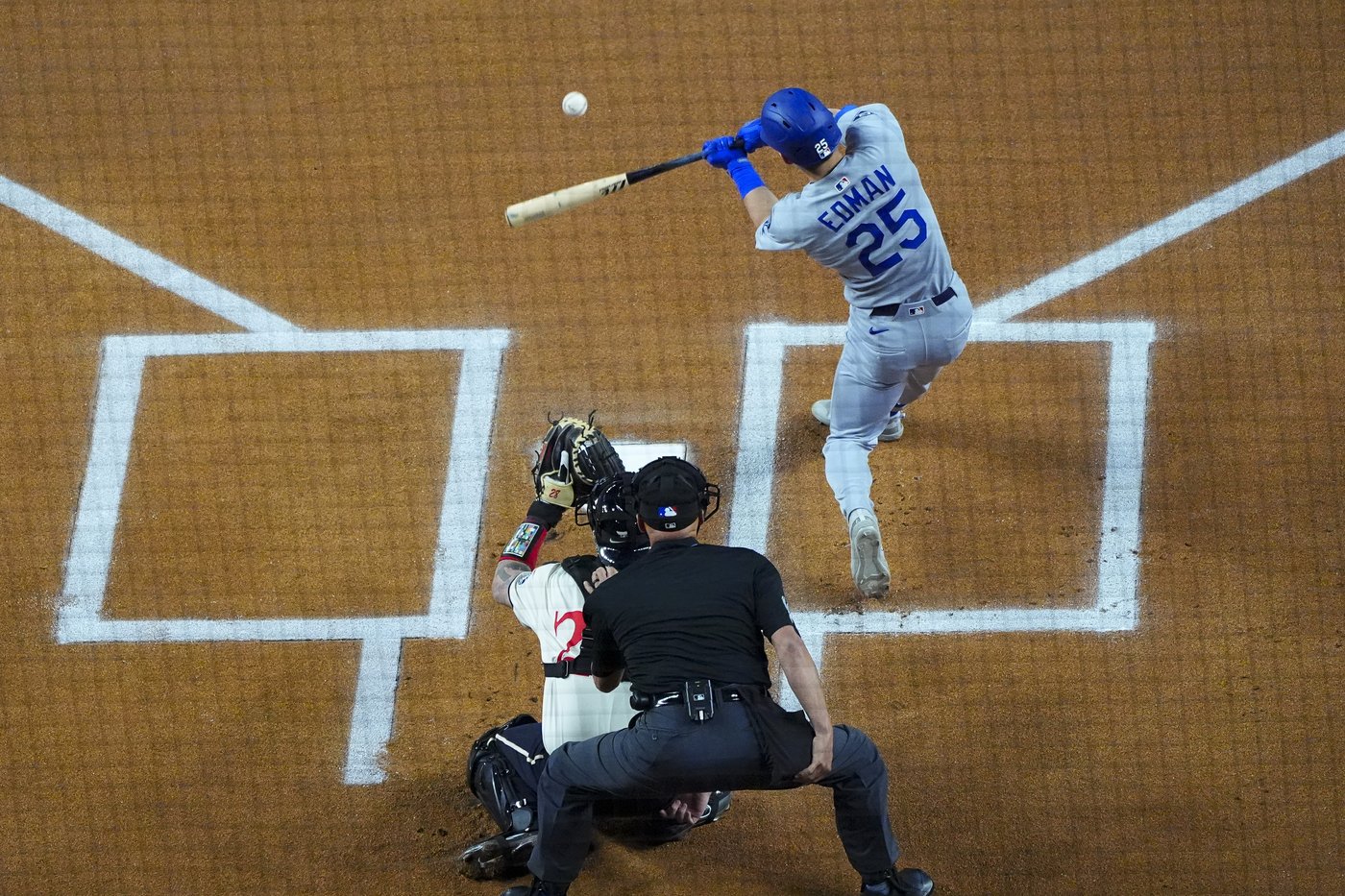 Edman hits leadoff HR filling in for Ohtani and Yamamoto strikes out 10 as Dodgers beat Texas 3-0 | iNFOnews.ca