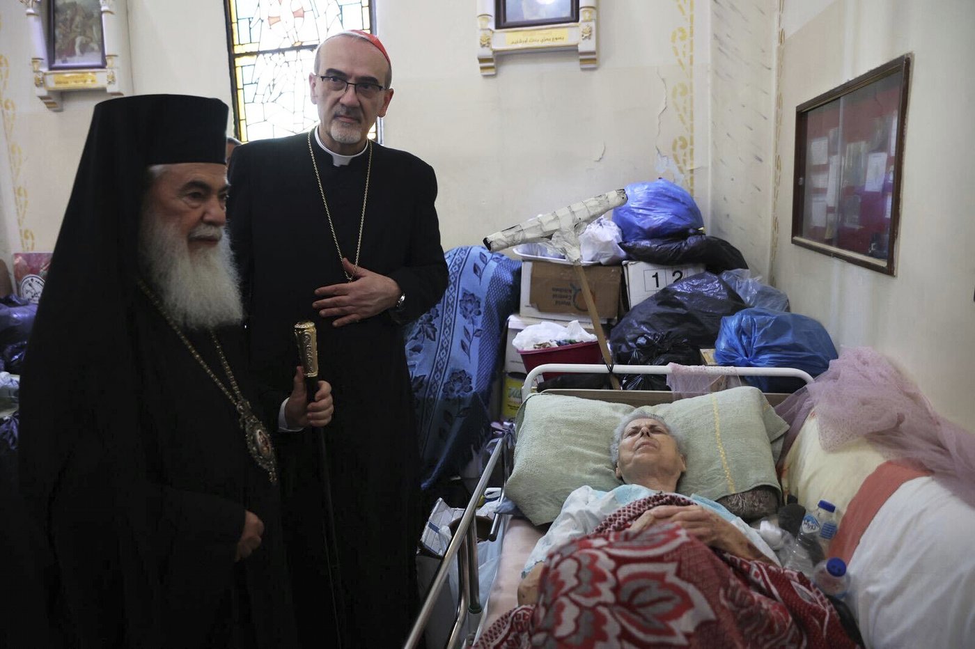 Christian patriarchs make rare visit to Gaza after deadly Israeli strike on church | iNFOnews.ca Christian patriarchs make rare visit to Gaza after deadly Israeli strike on church | iNFOnews.ca